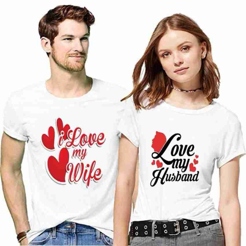 Couple Tshirt white