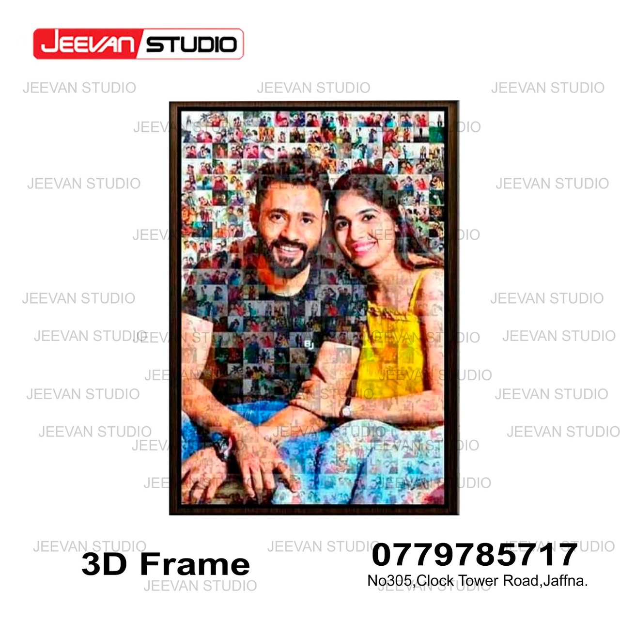 Non Glass 3D frame 10x15