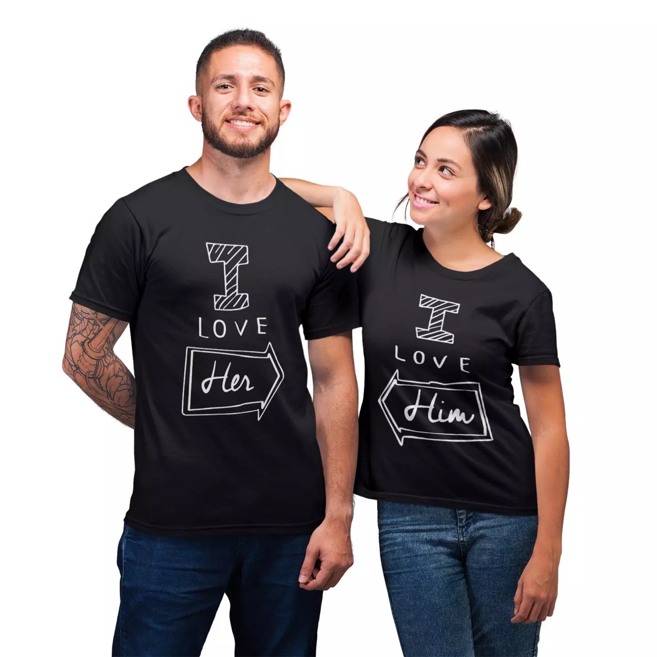 Couple tshirt dark